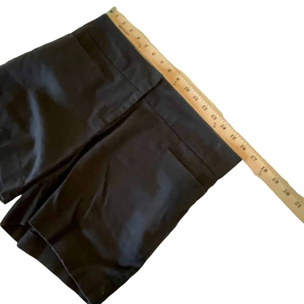 The Limited Shorts Black Tailored Bermuda High Waist Pockets Size 8